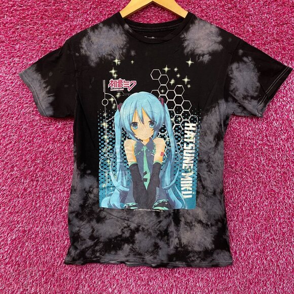 Hatsune Miku The Virtual Idol Chibi Style Anime Bleach Dye Small - Picture 1 of 4